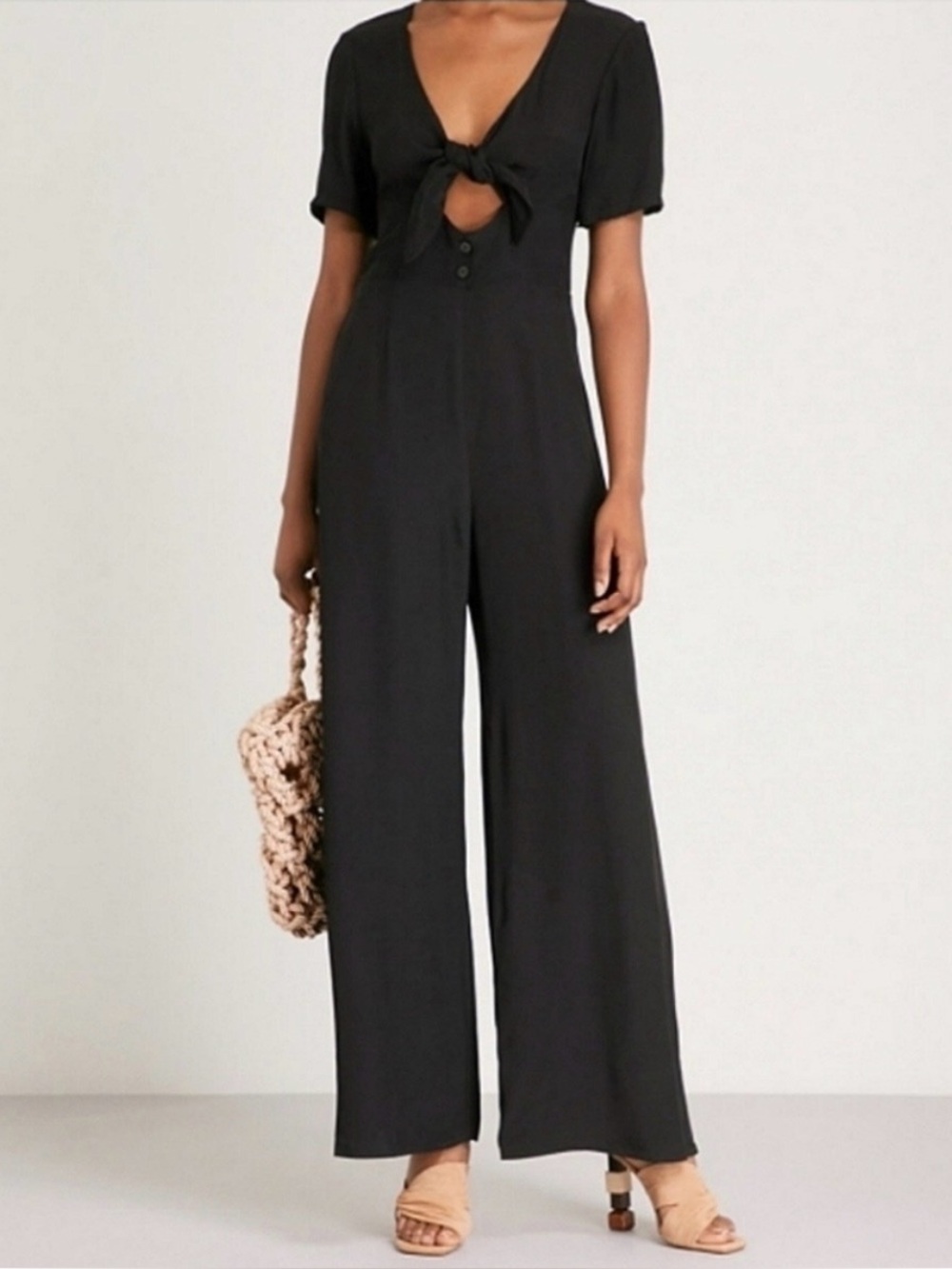 Staud Gabriella Jumpsuit Black XS